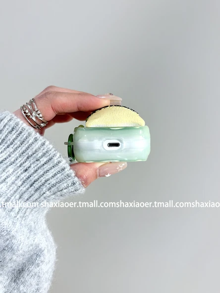 3D Yiyecek Tasarımlı AirPods Pro 2. Nesil Kılıfı - Stereo Yaban Mersini - 6