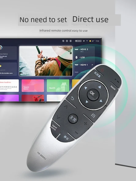 Skyworth TV Evrensel Sesli Kumanda - YK-8600 Korumalı - 2