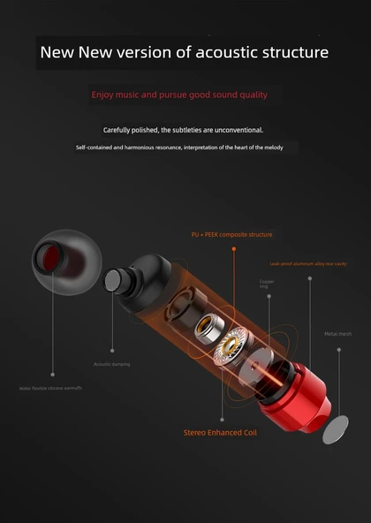 Type-C Siyah Stereo Bass Kulaklık - 10