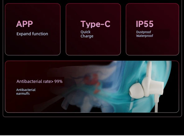 Walker W200BT Ay Beyazı Boyun Bandı Bluetooth 5.3 Kablosuz Kulaklık - Paket Bir - Resim 9