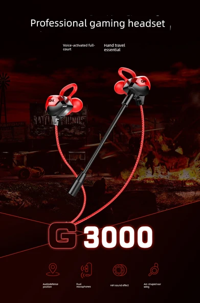 G30 Gümüş Oyuncu Kulaklığı - Type-C Dijital Giriş - 6