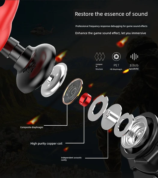 G30 Gümüş Oyuncu Kulaklığı - 3.5mm Yuvarlak Giriş - 9