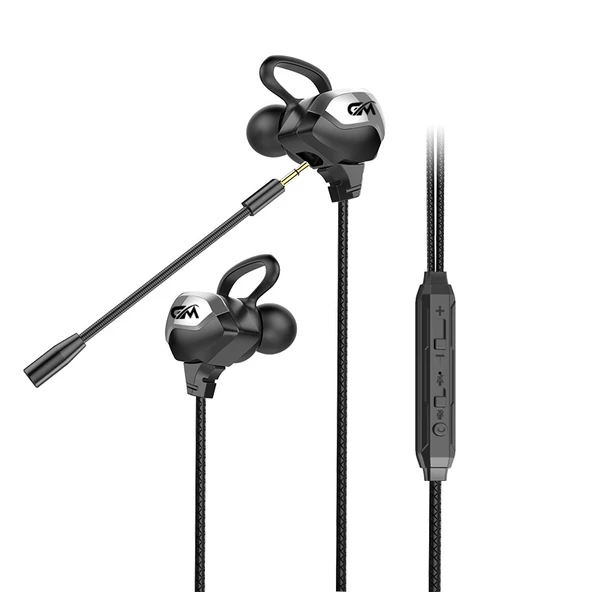 G30 Gümüş Oyuncu Kulaklığı - 3.5mm Yuvarlak Giriş