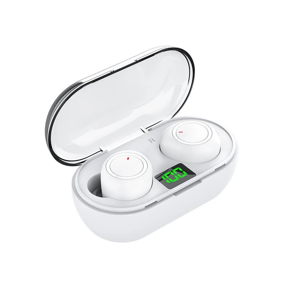 Y60 Bluetooth 5.2 Kulak İçi Kulaklık - Dijital Beyaz