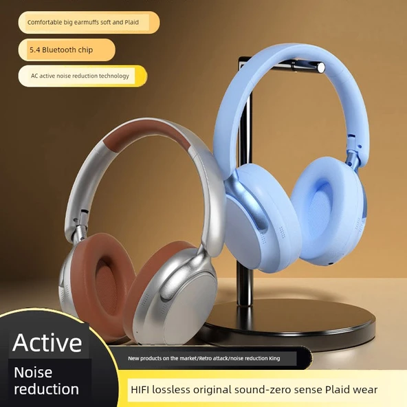 Aktif Gürültü Önleyici Bluetooth 5.4 Gaming Kulaklık - Mavi ENC - 2