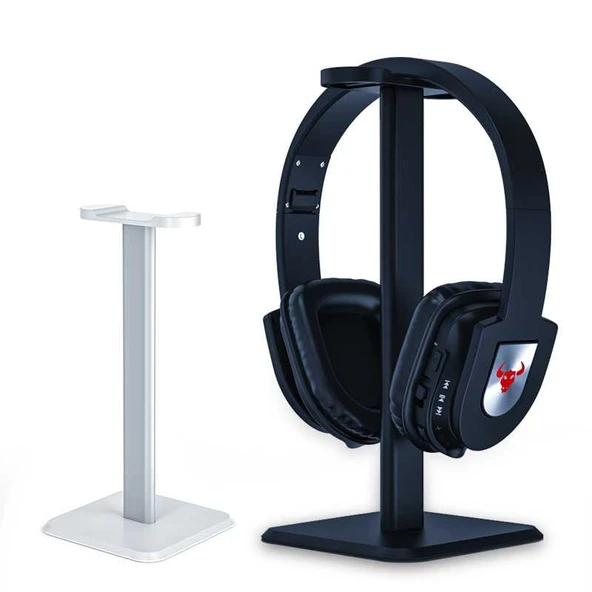 Masaüstü Kulaklık Standı - Z2 Beyaz Braketli - 6