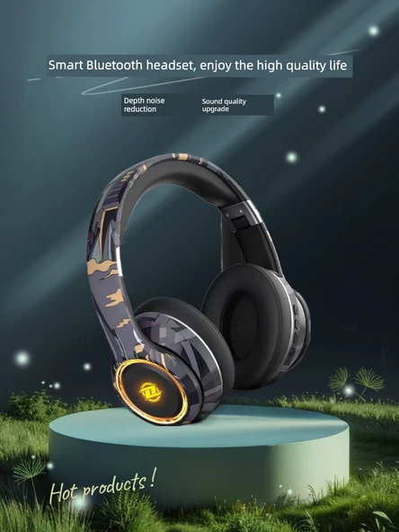 Bluetooth 5.2 Gaming Kulaklığı - Cool Siyah - Gürültü Önleme - HiFi Ses - 2