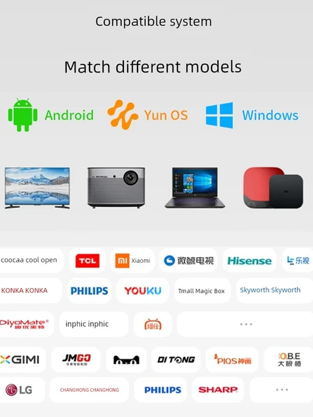 Evrensel Android TV Kumandası - 2024 Tam Çekirdek Yükseltme Öğrenme Tuşu - 5