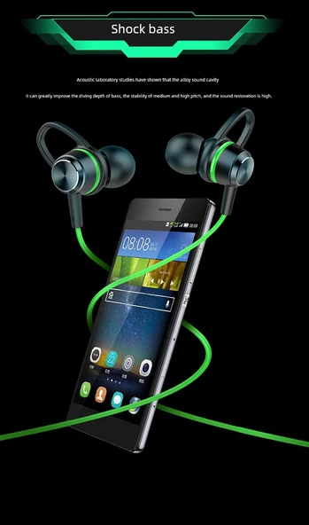 Mikrofonlu Kablolu E-Spor Oyuncu Kulaklığı - G5 Kırmızı - 11