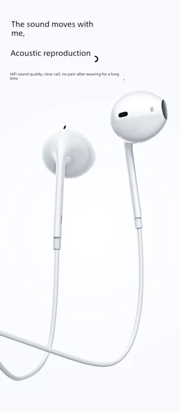 Apple iPhone 7-14 Uyumlu 3.5mm Kablolu Kulaklık - Lightning Girişli - 9