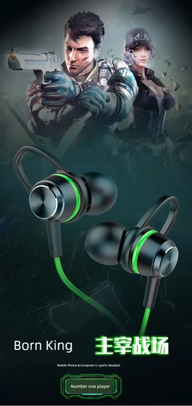 Mikrofonlu Kablolu E-Spor Oyuncu Kulaklığı - G5 Kırmızı - 7