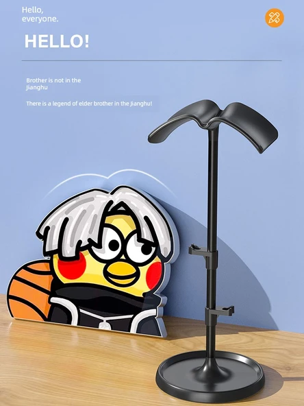 Masaüstü Gaming Kulaklık Standı - Pembe - Alüminyum Alaşımlı - 3