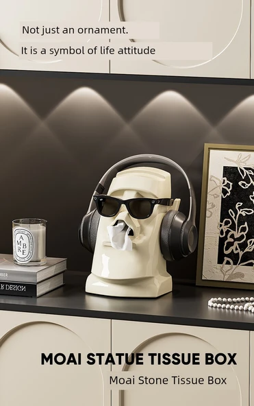 Kulaklık Standı - Krem Beyaz - 7