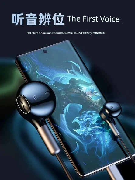 Lightning Girişli Kulak İçi Kulaklık - Gece Siyahı - iPhone 7-14 Serisi - Resim 2