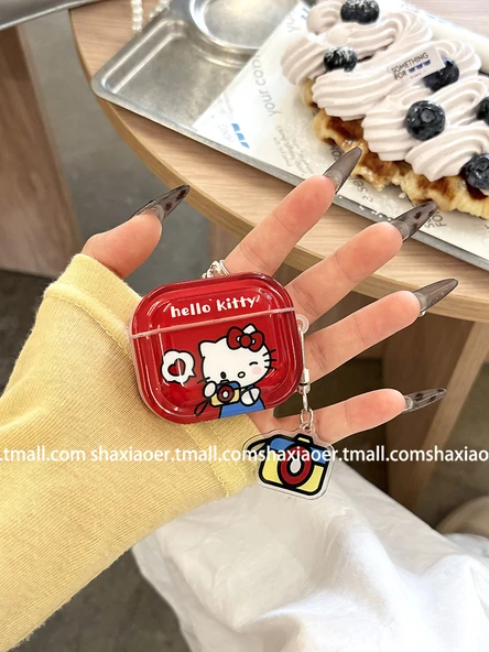 Hello Kitty AirPods Kılıfı - AirPods Pro için Tekli Model - 4