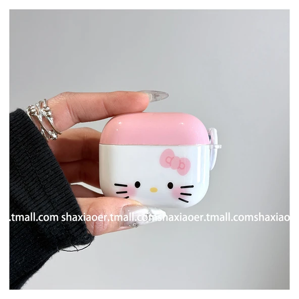Hello Kitty AirPods Pro 2. Nesil Koruyucu Kılıf - Tek Kabuk - 10