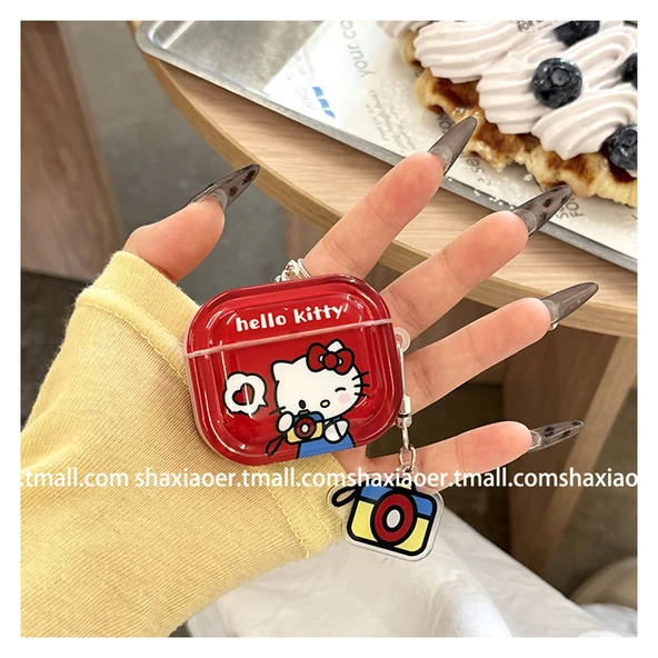 Hello Kitty AirPods Kılıfı - AirPods Pro için Tekli Model - 10