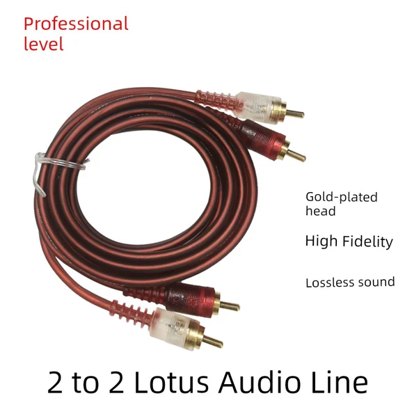 AV4 Başlıklı Lotus RCA Ses Kablosu - 3 Metre - 3