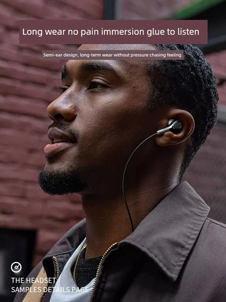 Lightning Girişli Kulak İçi Kulaklık - Gece Siyahı - iPhone 7-14 Serisi - Resim 3