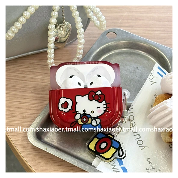 Hello Kitty AirPods Kılıfı - AirPods Pro için Tekli Model - 9