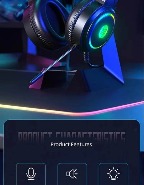 Gaming Kulaklığı - Siyah USB - 7.1 Surround Ses - Gürültü Önleme - 9