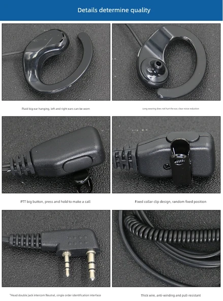 K-Head Evrensel Telefon Kulaklığı - İkinci Nesil Kulak Kancası - 11