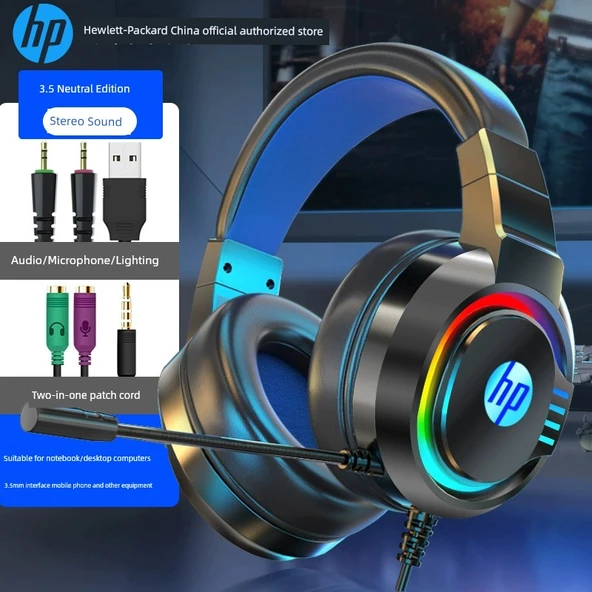 Siyah Işıklı Gaming Kulaklık
