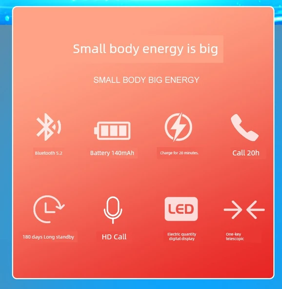 Bluetooth 5.2 Hızlı Şarjlı Kablosuz Kulaklık - Gradyan Yeşil + 3C Sertifikalı Şarj Başlığı - Resim 7