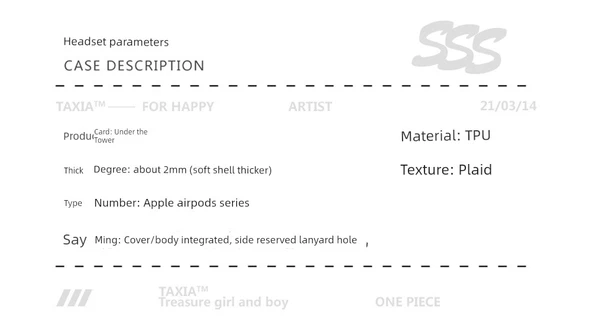 Airpods Pro 2 için Minimalist Sonbahar Kış Kulaklık Kılıfı - Çizgili Haki - 7