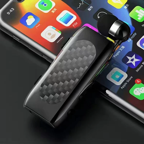 Bluetooth 5.2 Kablosuz Kulaklık - Yıldız Siyahı 5.2 (2025 Versiyon)