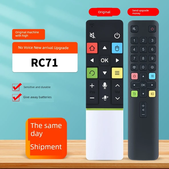 TCL LCD TV Uzaktan Kumanda - RC71 Orijinal Makine Yükseltme