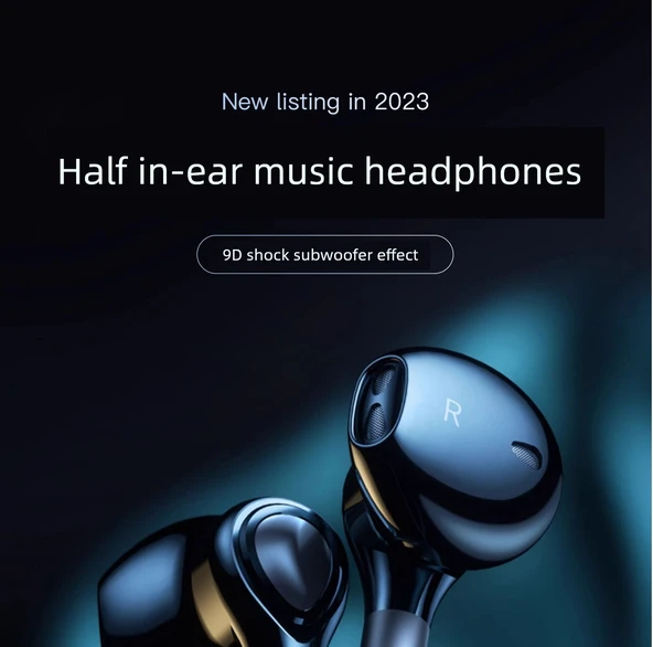 Type-C Kablolu Kulaklık - Siyah - Dijital Çözümleme - Stereo Surround Ses - 6
