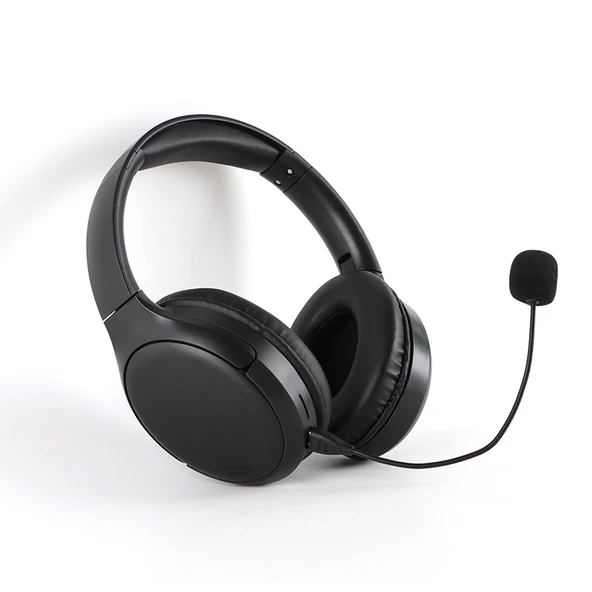 Bluetooth 6.0 Öğrenci Kulaklığı - Siyah [Gerçek Zamanlı Dinleme + Kayıt Oynatma]