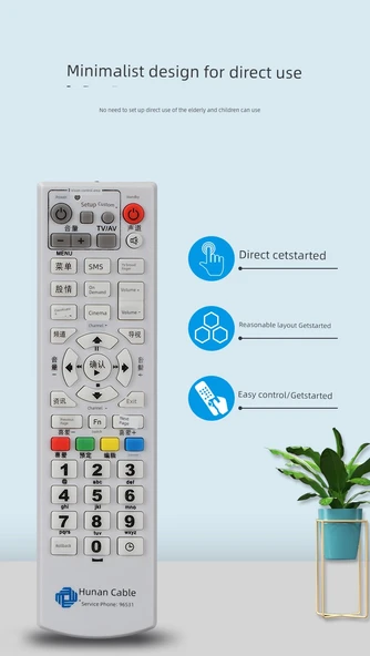 Hunan Kablo HD Dijital Set Üstü Kutusu Kumandası - 8