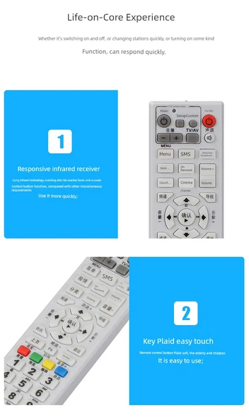 Hunan Kablo HD Dijital Set Üstü Kutusu Kumandası - 11