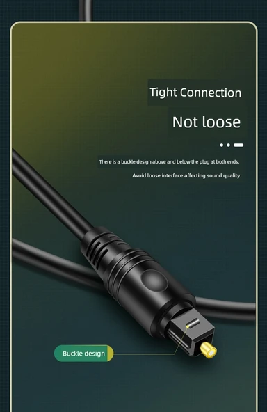 12M Fiber Optik Ses Kablosu - Kare Port Karşı Port OD4.0 - 11