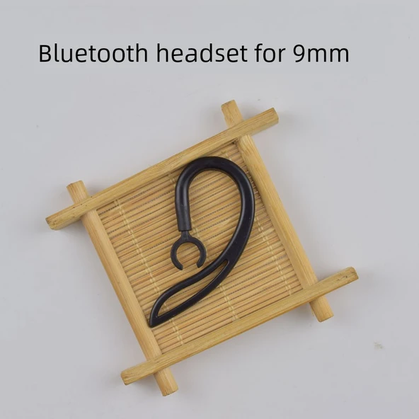 Bluetooth Kulaklık Spor Silikon Askısı - 9mm Siyah - 2 Adet