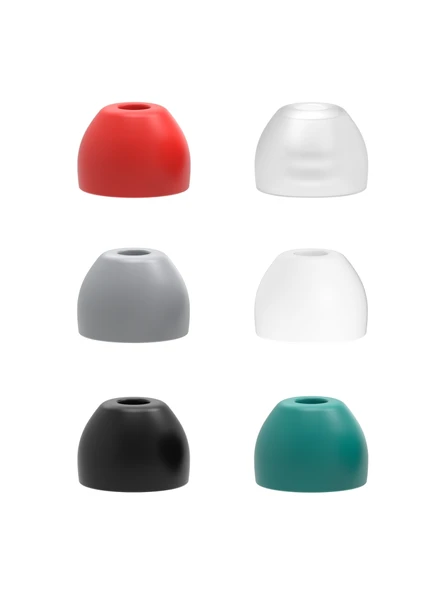 Silikon Kulaklık Ucu Kutusu - Zümrüt Yeşili - Plus Küçük Boy - 2 Çift - Resim 5