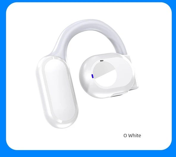Kablosuz Bluetooth Tek Taraflı Kulaklık - Beyaz Sağ Kulak