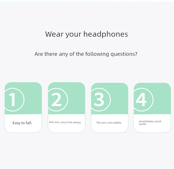 Silikon Kulaklık Ucu Kutusu - Zümrüt Yeşili - Plus Küçük Boy - 2 Çift - Resim 8