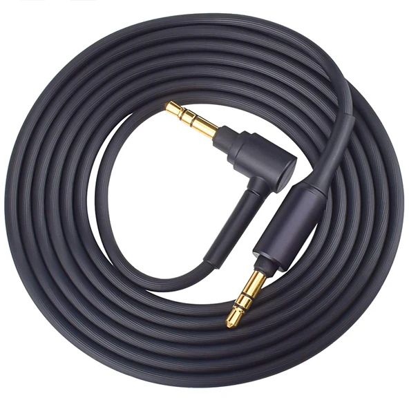 3.5mm Kalın Altın Mikrofonsuz TPE Ses Kablosu - 10