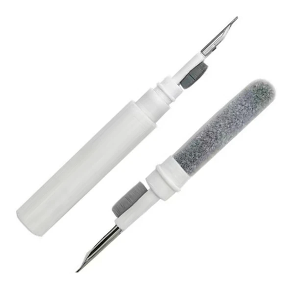 Kulaklık Temizleme Fırçası - Çok Fonksiyonlu Bluetooth Kulaklık Temizleme Kalemi - Siyah - Resim 6