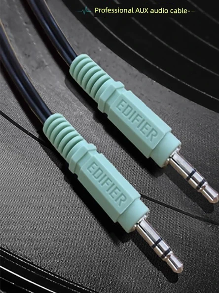 3.5mm - 3.5mm Ses Kablosu - Açık Yeşil 3m - 2