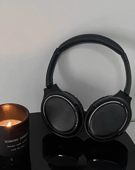 Retro Bluetooth 5.3 Kulaklık - Siyah