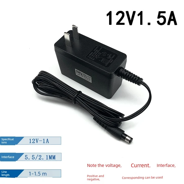 12V 1.5A Adaptör - Set Üstü Kutu, Router, Modem Uyumlu