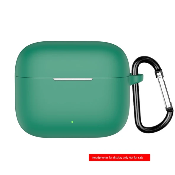 Oppo Enco Air4i Silikon Koruyucu Kılıf - Gece Yeşili + Kancalı