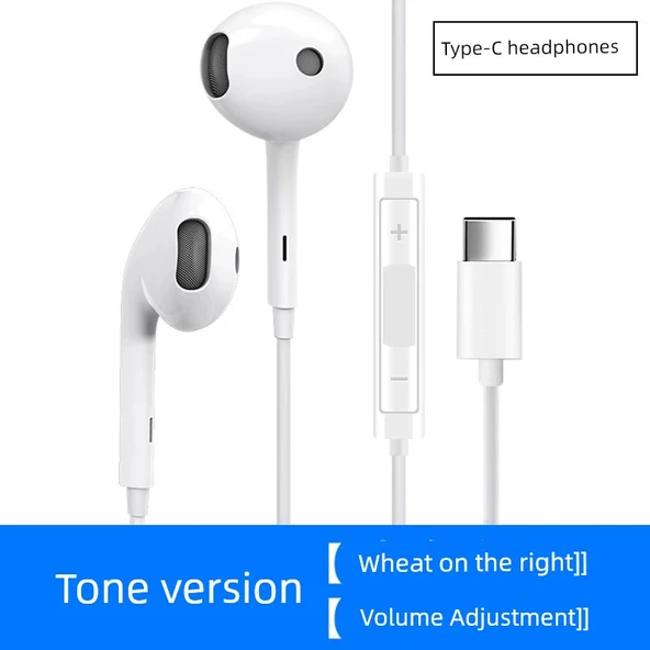 Type-C Kulaklık - Kristal Kutu Dijital Çip 6u Bass - Standart Paket - 2