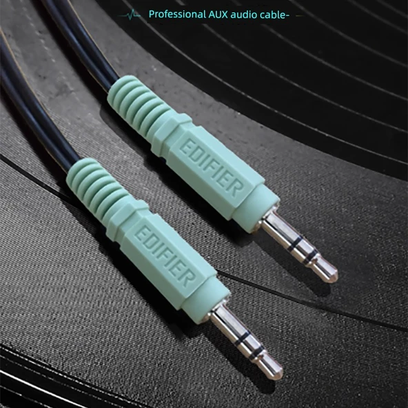3.5mm - 3.5mm Ses Kablosu - Açık Yeşil 3m