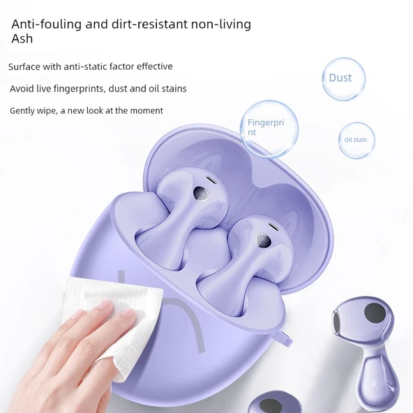 Huawei Freebuds 6 Uyumlu Açık Mavi TPU Koruyucu Kılıf - 3
