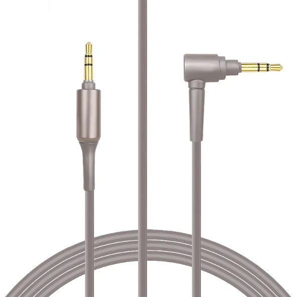 3.5mm Kalın Altın Mikrofonsuz TPE Ses Kablosu